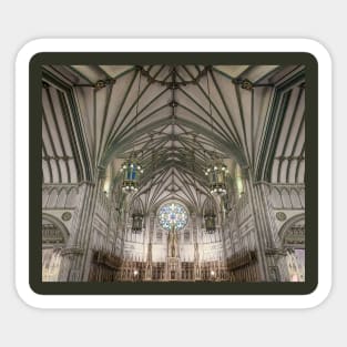 St Dunstans Basilica Interior Charlottetown PEI Sticker